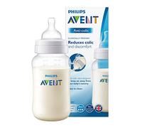 Philips Avent SCF816/17 Anti-Colic Bottle, Compatible with AirFree Valve, 330 ml, Pack of 1, Transparent