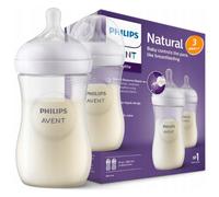 Philips Avent SCY903/02 Natural Response Baby Bottle & Teat 260ml Pack of 2