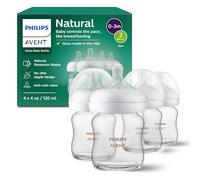 Philips Avent SCY910/04 4 oz Glass Baby Bottle with Natural Nipple
