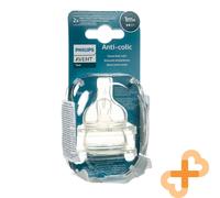PHILIPS AVENT Silicone Bottle Pacifier Classic+ S from 1m+ 2 pcs Slow Flow Teat