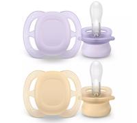 PHILIPS AVENT Silicone Soother 0-2 Months 2 Pack "Ultra start" SCF075/11