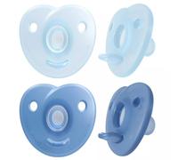 PHILIPS AVENT Silicone Soother 0-6 Months 2 Pack soothing SCF099/26 0-6 Months