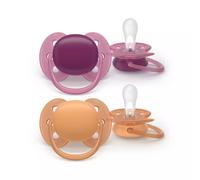 PHILIPS AVENT Silicone Soother 18 Months 2 Pack "Ultra soft" SCF093/03