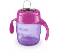 Philips Avent Silicone Spout Cup 6m+ (Pink/Purple) 200ml SCF551/03