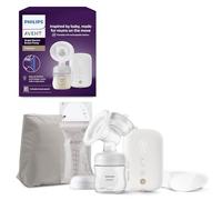 Philips Avent Single Electric Breast Pump, Hospital Strength, Quiet and Rechargeable Motor for a Discreet Experience Anywhere You are, Travel Bag, Model SCF396/31