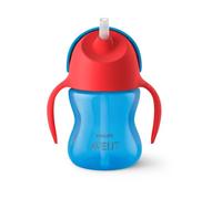 Philips Avent Sippy Cup for Toddlers & Babies, BPA Free, Red & Blue (Model SCF796/01)