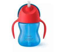 Philips Avent Straw Cups 200ml (Red/Blue) 9m+ SCF796/00