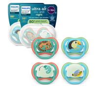 Philips Avent Ultra Air Day & Night Soothers Orthodontic Design, for Babies ...