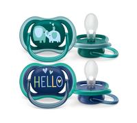Philips Avent Ultra Air Soother Blue, 18m+ 2 Soothers