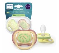 Philips Avent Ultra Air Soother For 0-6 Month Baby - Pack of 2