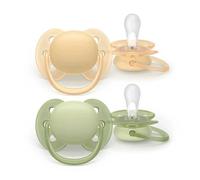 Philips Avent Ultra Soft Silicone Dummy (18 Months+), Sensitive Skin, 2 Count
