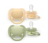 Philips Avent Ultra Soft Silicone Dummy (18 Months+), Sensitive Skin, 2 Count