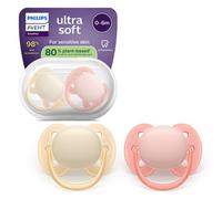 Philips Avent Ultra Soft Soothers Orthodontic Design, for Babies 06 Months, ...