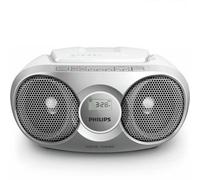 Philips Az215 Silver Portable Stereo Cd Player Dynamic Bass Boost Soundmachine Includes Free Gift
