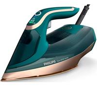 PHILIPS Azur 8000 Series Steam Iron - 70g/min Continuous Steam, 240g Turbo Steam, 3000 W Power, OptimalTEMP Technology, Opal Green (DST8030/70)