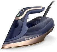 Philips Azur 8000 Series Steam Iron - 85 g/min of Continuous Steam, 260g Turbo Steam Boost, 3000 W, OptimalTEMP Technology, SteamGlide Elite Soleplate, Dark Blue (DST8050/20)