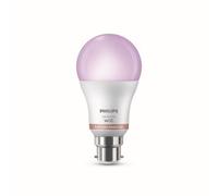 Philips Smart Light Bulb LED Globe Frosted Bayonet B22 Full Colour & Warm/Cool Spectrum 60W