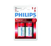 Philips Battery lr14p2b - Batteries (Alkaline, 1.5 V, 2.6 cm, 2.6 cm, 5 cm, C/LR14)