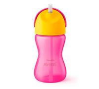 Avent Straw Cup 300ml 12 Months and + (Colour : Pink)