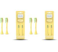 Philips Bh1022/02 One Electric Tooth Brush Brush Head, Yellow, 2 Count, Pack of (Pack of 2)