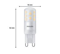 Philips bi-pin LED bulb G9 3.7W 470lm 2700K matt 3-pack