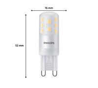 Philips bi-pin LED bulb G9 3.7W 470lm 2700K matt 6-pack
