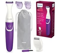 Philips Bikini Genie Cordless Trimmer for Bikini Line Hair Removal, with Shaving Head and Comb, BRT383/50