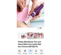 Philips Essential BRT383/15 Bikini trimmer for safe trimming of sensitive areas