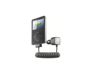 Philips Black 12V 30-Pin Car Charger for iPhone 3G 3GS 4 4S iPod