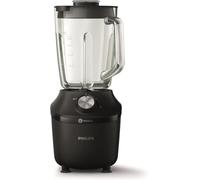 Philips Blender 3000 Series, 600W ProBlend, 2L Glass Jar, Black