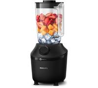 Philips Blender 3000 Series, ProBlend System, 1.9L Maximum Capacity, 1L Effective Capacity, 450W, 1 Speed Setting + Pulse, Plastic Jar, Black,