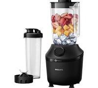 Philips Blender and Smoothie Maker - 450W, 1.9L Jug, Recipe App, 1 Speed + Pulse, Pro Blend, Ice Crush & Travel Cup (HR2041/41)