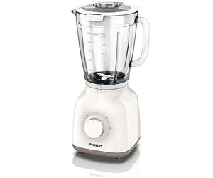 PHILIPS Blender, Daily Collection, 400W, 1.5L, Glass, 2 Speeds, Crystal Vase White