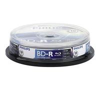 CLEARANCE 10 Philips BD-R Bluray 25GB 6x 135 mins Blank Disc BDR