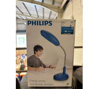 Philips Blue Desk Lamp High Quality Light With 1 x 11w lamp