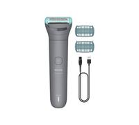 Philips Body Groomer 3000 Series - Trimmer for Men with Triple Protect Shave System, Intimate Trim & Shave, Close and Smooth on Skin, 100% Showerproof, 80 Min. Runtime, Model BG3480/15