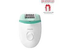 Philips BRE224/00 Satinelle Essential Corded Compact Epilator - Free Gift RRP £10!