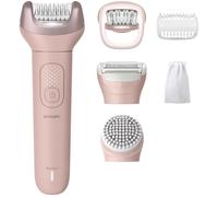 PHILIPS BRE718/00 Series 8000 Wet & Dry Epilator Lyche Pink, Pink