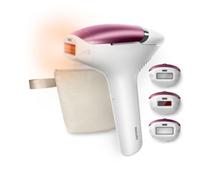 Philips Lumea 9000 IPL Hair Removal Device - Long-Lasting Salon-Like Laser Hair Removal Alternative, Easy Home Use, Medical Grade Safety, 3 Attachments for Body, Face & Sensitive Areas, BRI879/02