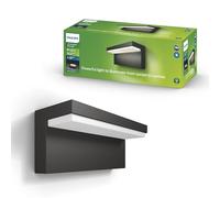 Philips MyGarden Wall Light 1648393P3 - Outdoor Lighting (Wall Light, Anthracite, Aluminium, Synthetic, IP44, Garden, Patio, I)