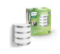 Philips myGarden Calgary Outdoor LED Wall Light [Inox] For Garden and Patio Lighting