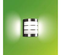 Philips Calgary outdoor wall light in stainless steel