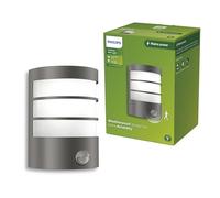 Philips Calgary Outdoor Wall Light with Sensor, Max 25W, E27 Socket, Anthracite