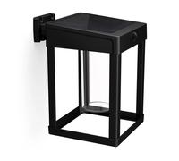 Philips Camill Solar Powered Outdoor Wall Light, Black