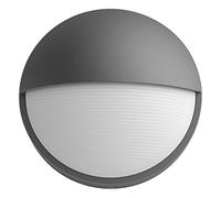 Philips Capricorn LED Outdoor Wall Light, 5.5W, 700 lm, 2,700 K Warm White Light, IP44 Weather-Resistant, Built-in LED, Durable, Aluminium, Anthracite Grey