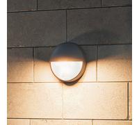 Philips Capricorn Outdoor Wall Light, 800 lm, 2700 K, PowerShield, IP44 Weather-Resistant, Durable, Aluminum, Modern Design, Built-in LED, Anthracite Gray