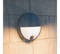 Philips Capricorn IR Outdoor Wall Light, 800 lm, 2700 K, PowerShield, IP44 Weather-Resistant, Durable, Aluminum, Motion Sensor, Built-in LED, Anthracite Gray