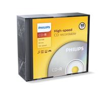 Philips CDR-80 (52x) 10pk Slim Jewel Case