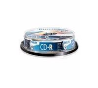 Philips CD-R Recordable 52X 10PK Spindle