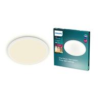 Philips Ceiling Light LED Luminaire Super Slim 3 Brightness Settings Warm White 15W D:25cm